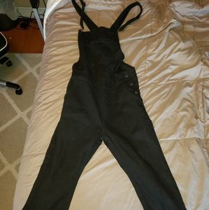 Boohoo Mens Black Overalls Size Medium